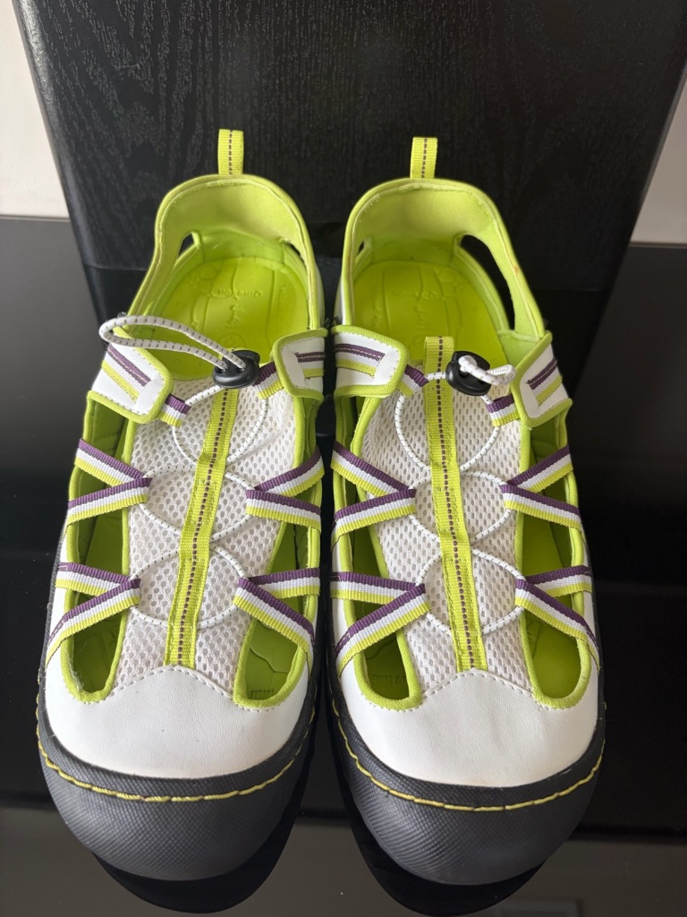 J-41 Lime Green White Outdoor Water Shoes